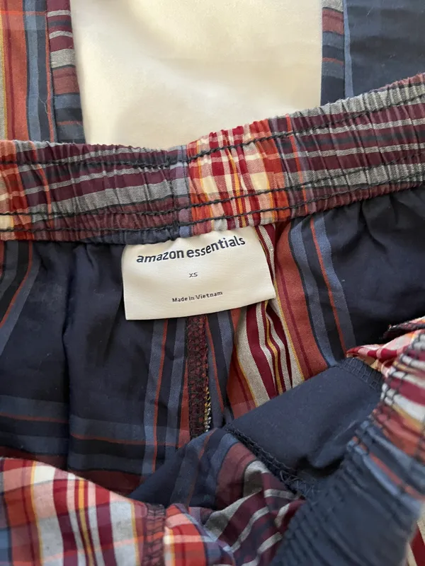 Amazon plaid stripe pj pants - Image 3