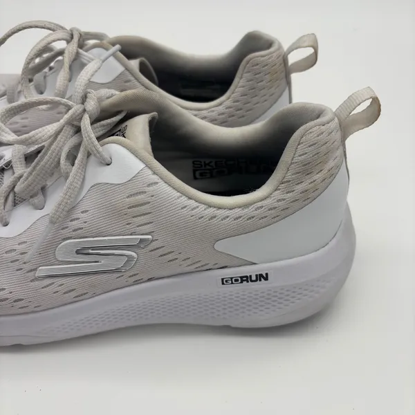 Skechers GOrun Consistent White Grey Running Shoes Womens 8.5 - Image 6