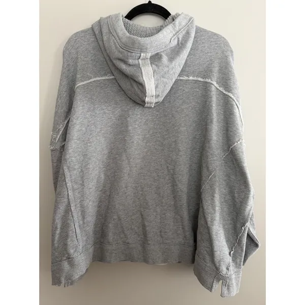 Free‎ People We The Free We Hoodie Heather Gray Women's Size XS - Image 2