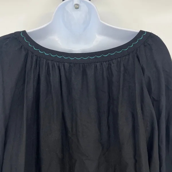 Ariat Western Peasant Blouse Sz S Boho Embroidered Festival Cottage Flowy Ranch - Image 7
