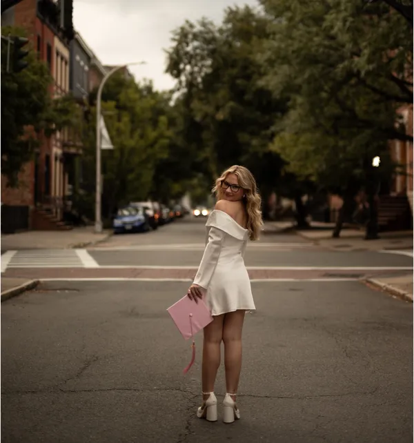 White Long Sleeve Dress Lulus - Image 3