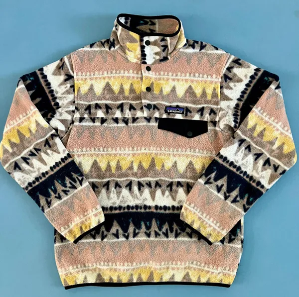 Patagonia Synchilla Snap-T Lightweight Fleece Bandicoot Marrow Pullover Jacket - Image 4
