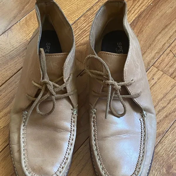 Women's Sperry Top-Sider Saltash Mid Sand Leather Ankle Boots STS82112 Size‎ 8 - Image 2