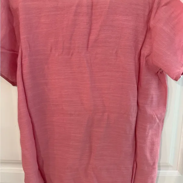 Lotus Pink lightweights Linen Women's Top and pants set 8 - Image 4