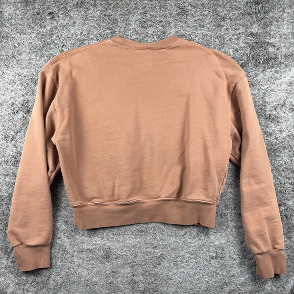 SKIMS The Pullover Cotton Sweatshirt Women's Large Brown - Image 5