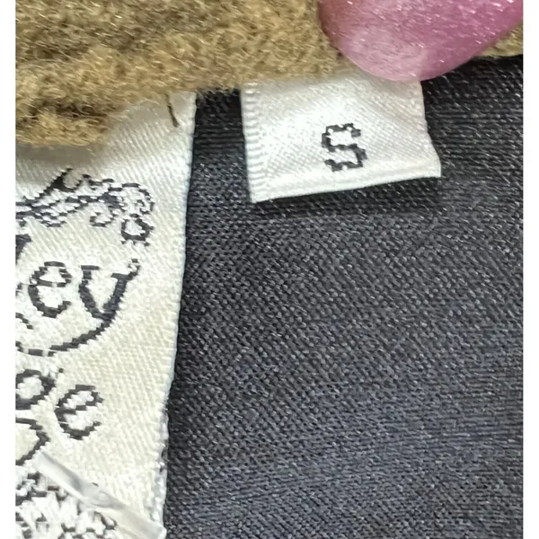 Parsley & Sage Sweater Jacket Womens S Black Multi Wool Patchwork Artful Cottage - Image 16