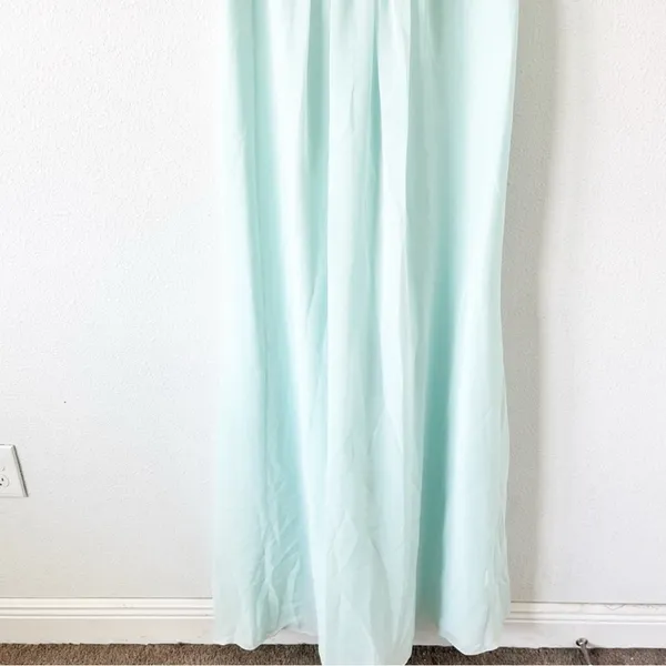 Kleinfeld Morning Mist Bridesmaid Maxi Dress Formal Wedding Gown - Image 4
