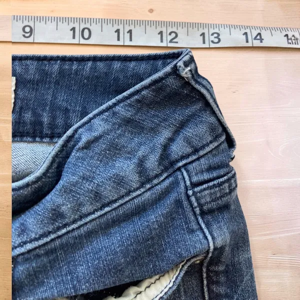 Charlotte Russe Y2K Low Rise Flare Jeans Dark Wash Size 2S - Image 5