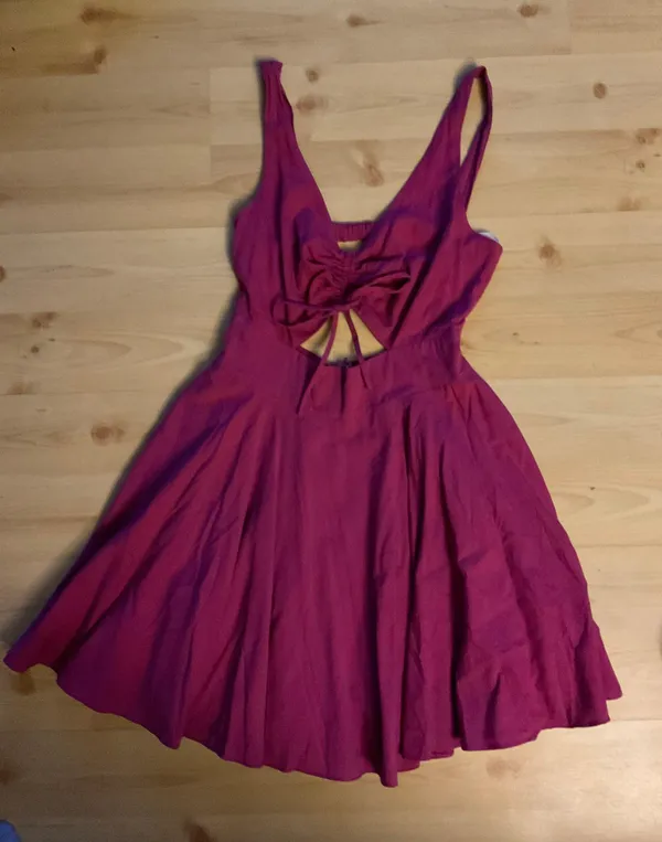 Deep Pink Mini Dress - Image 2
