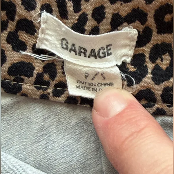 Garage Leopard Skirt! Size Small! - Image 3