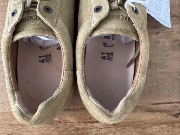 NEW Birkenstock Bend Low II Suede Khaki Sneaker ~ Size 41 - Image 11