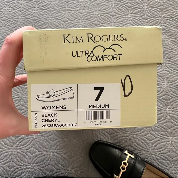NIB/NWT Black Kim Rogers Cheryl Loafer Flats - Image 4