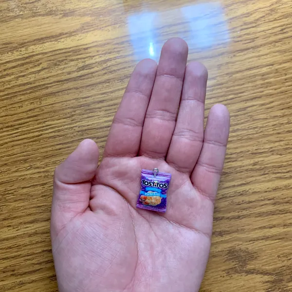 Tostitos Chips Charm Pendant Purple - Image 4