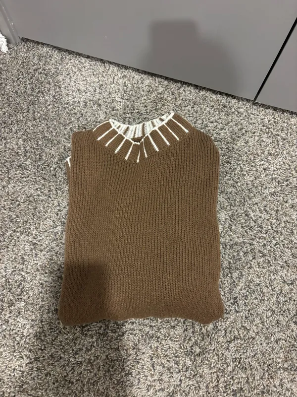 Oversized Sweater Brown Size M - Image 2
