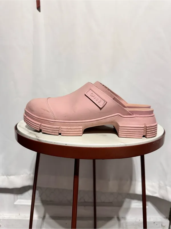 GANNI Mules in Pink Nectar Size 40 9.5 full set - Image 7
