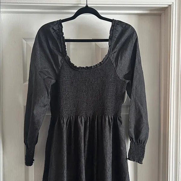 NWT The Hill House Black Wmily Nap Dress - Smocked Bodice - Image 12