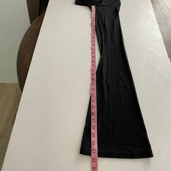 OFFLINE By Aerie Black Flare Yoga Pants XXS High Rise Y2K Athleisure - Image 8
