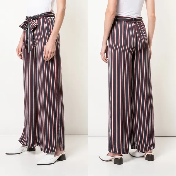 Frame‎ Stripe Side Slit Easy Pant - Image 3