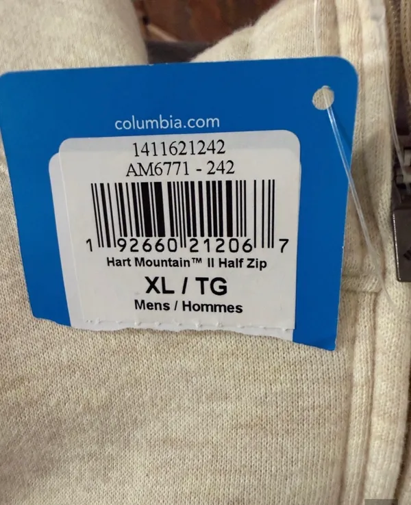 Columbia Pullover Quarter-Zip Men XL - Image 3