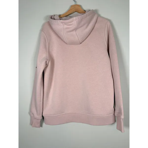 Carhartt Womens Relaxed Fit Logo Graphic Hoodie Heather Pink Large‎ L 12-14 - Image 5