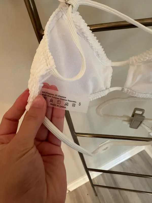 White Bikini Shein Set - Image 5