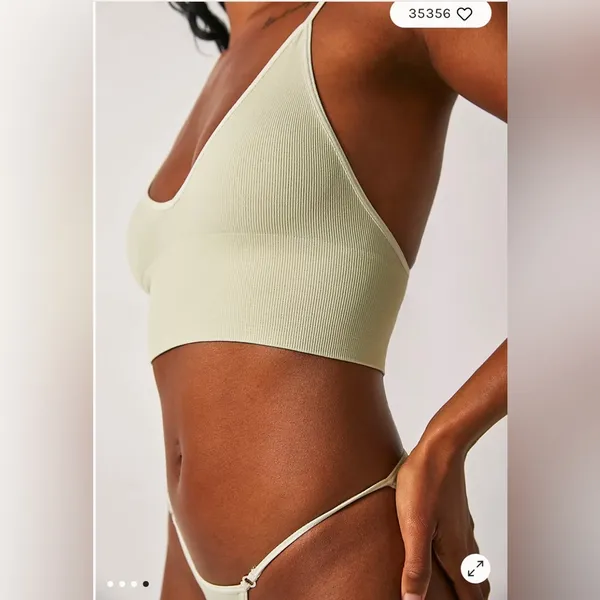 Free People Ali Low-Back Seamless Bra - Image 3