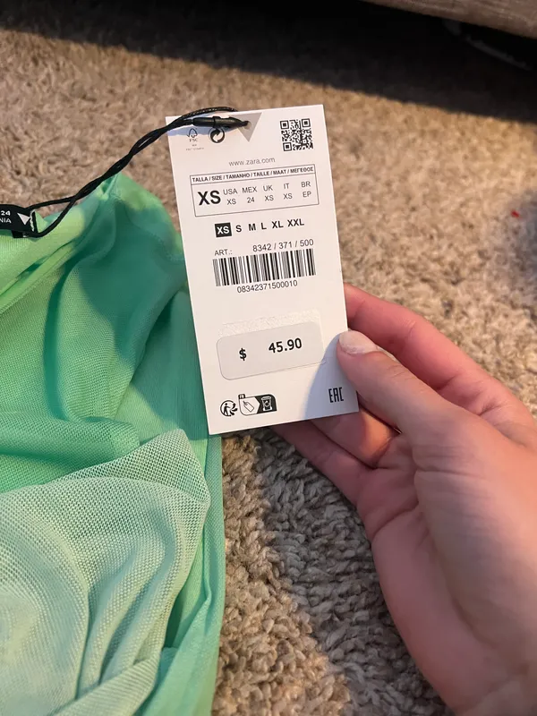 ZARA Green Dress - Image 2