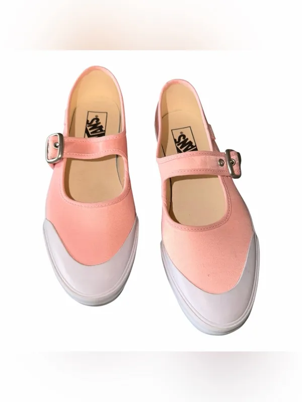 NEW Vans Mary Jane Ballet Chintz Rose Canvas adjustable Sneaker M-7 W8.5 - Image 8