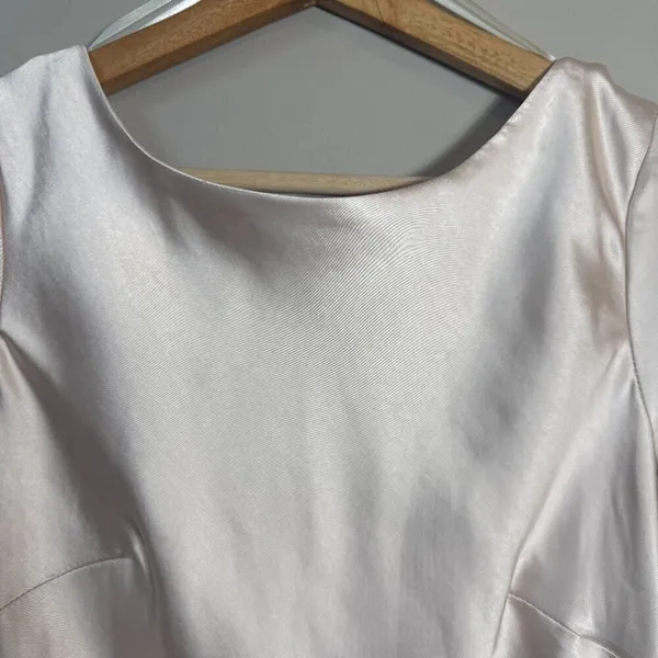 Hello Molly Expressed Permission Mini Dress Women's XS 2 Champagne Satin NWT - Image 9