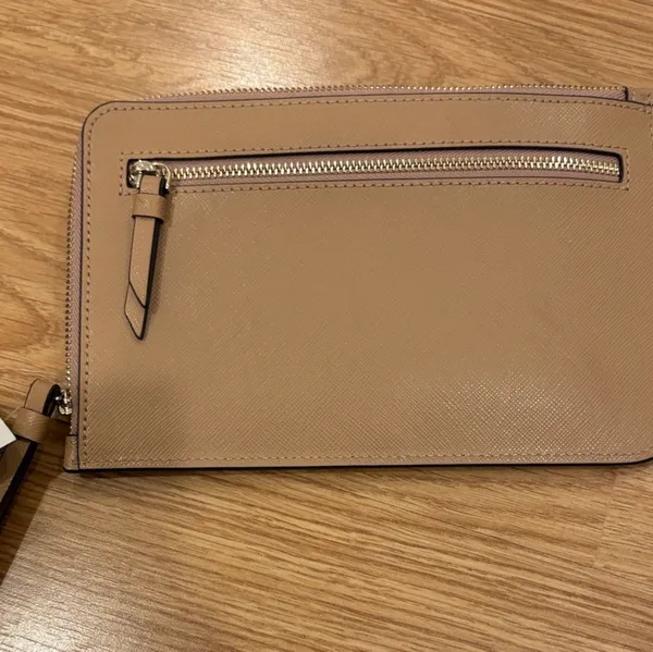 Kate Spade Tan Leather Wristlet - Image 2