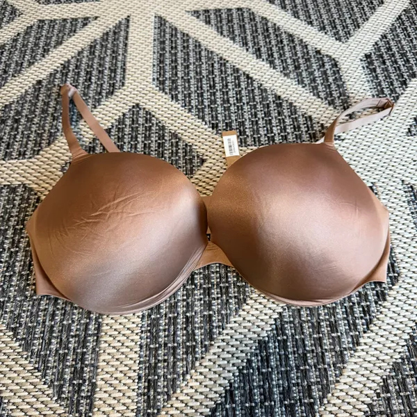 SKIMS Ultimate Push Up Plunge Bra - Sienna- Size 42DD - Image 2