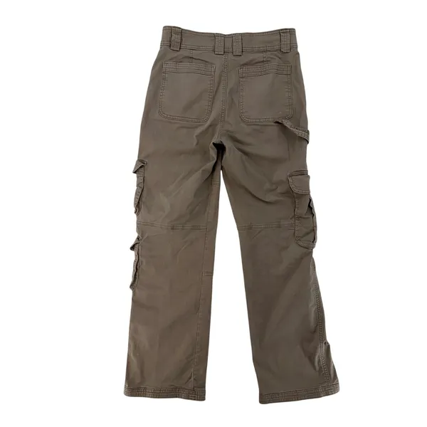 Abercrombie & Fitch High Rise Relaxed Cargo Utility Pants Tan Brown Size 26/2 - Image 8