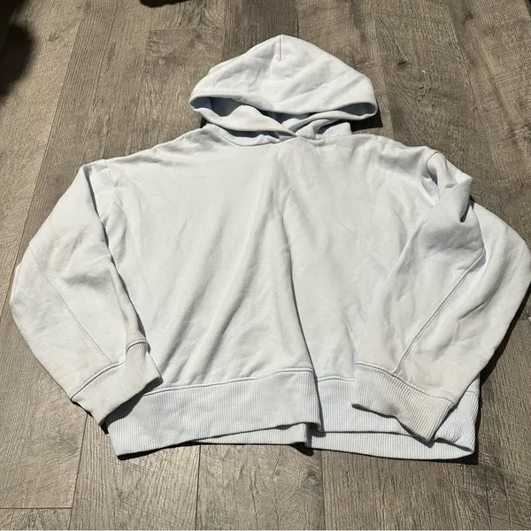 Baby Blue Oversized Hoodie Women’s a new day extra large winter fall sleep pjs - Image 2