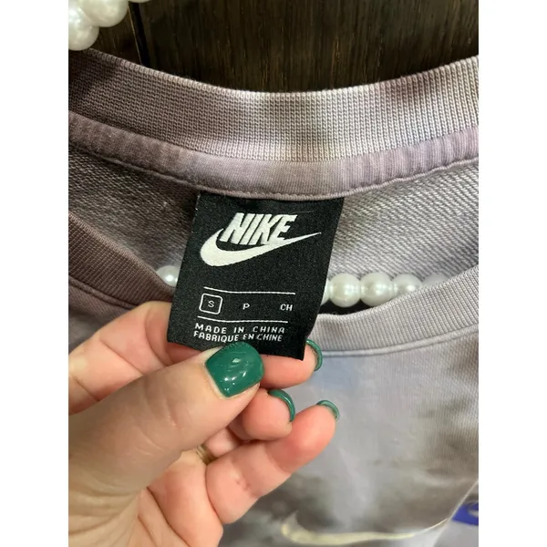 Nike Sportswear Club Tie-dye French Terry‎ Top Womens S nwt - Image 3