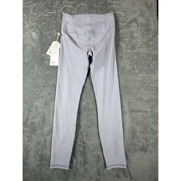 Vuori Clean Elevation Legging Rain Heather Gray Womens Small Wide Waistband New - Image 6