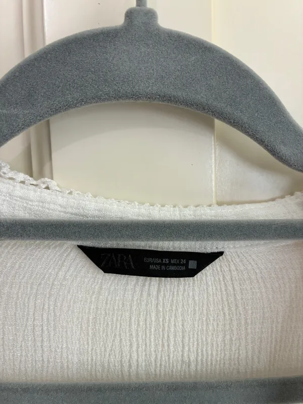 Zara Blouse White Top - Image 2