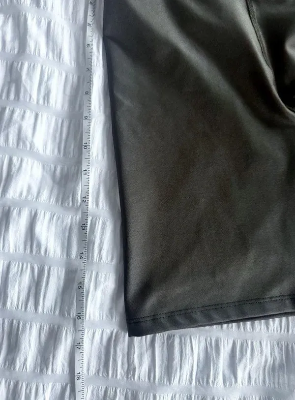 Abercrombie & Fitch Metallic Sheen Biker Shorts Size Small Bike Green Brown - Image 6