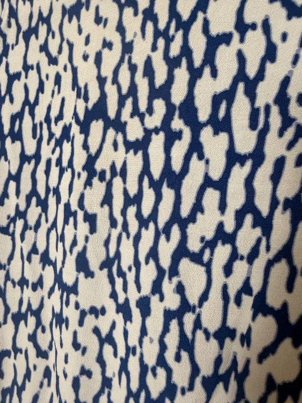 Rails Kiki Abstract Blue Leopard Print Dress Size Medium - Image 8