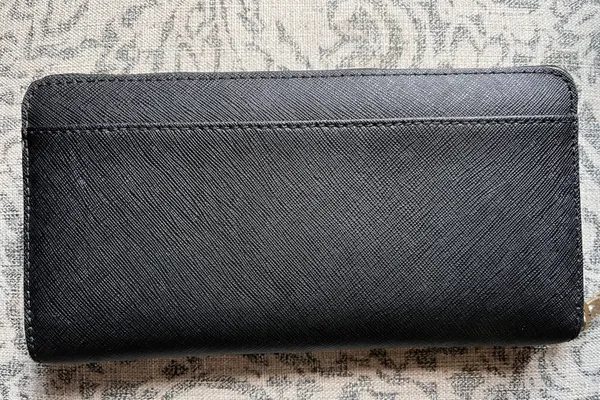 Kate Spade Black Large Zip Wallet - Image 2