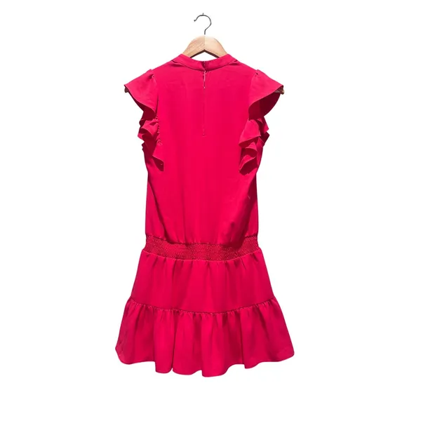 Amanda Uprichard Marsha Hot Pink‎ V-Neck Romper Size XS - Image 3
