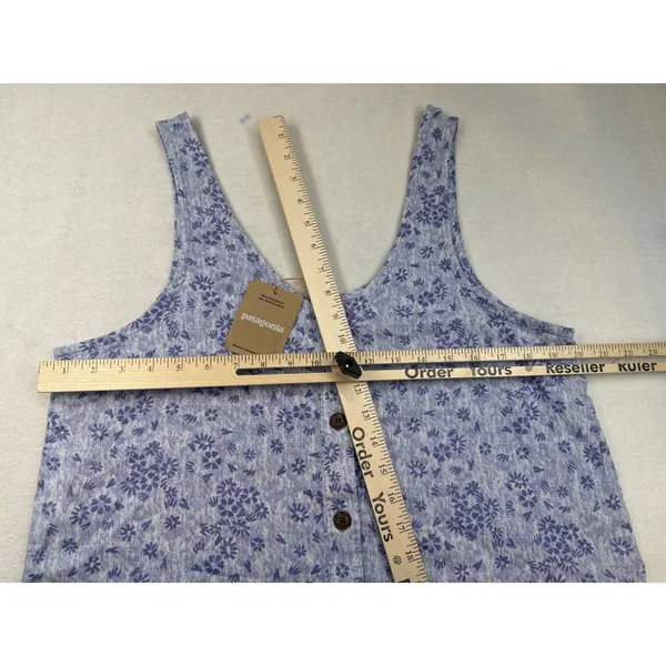 Patagonia Womens Garden Island Top Wildflower Purple Floral Tank Medium NWT - Image 8
