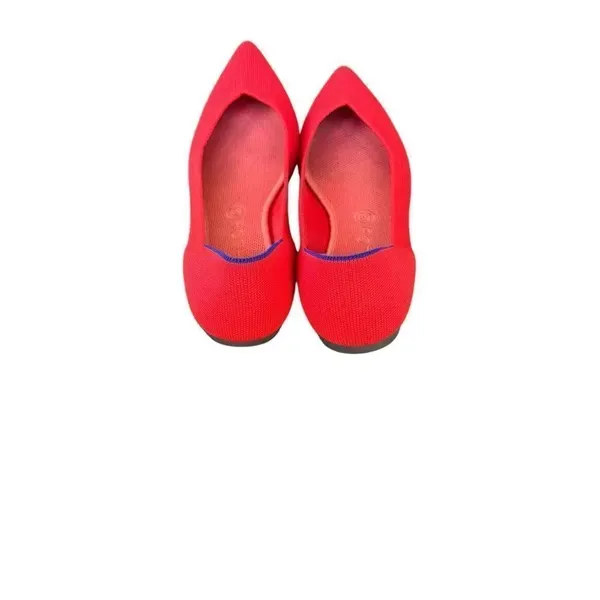 Rothy's Limited Edition The Point Flats in flame retired 10.5 - Image 4