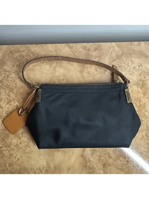 Dooney & Bourke Black Nylon Small Shoulder Bag Duck Logo Y2K Purse - Image 5