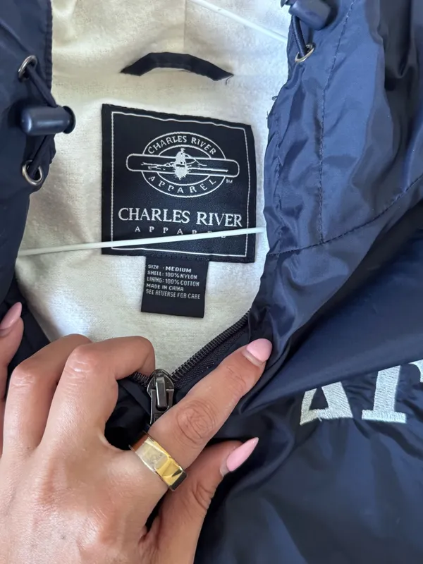 Delta Gamma Rain Charles River Apparel Jacket - Image 4