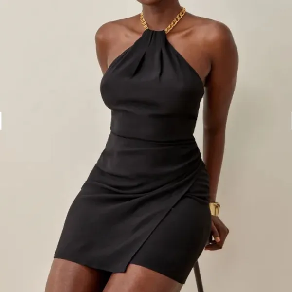 Reformation Aidan Dress | Feminine Designer Mini Dress | Date Night - Image 4