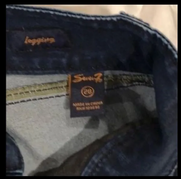 7 For All Mankind Dark Blue Skinny 28 - Image 7
