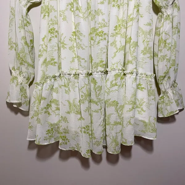 Urban Outfitters Lannette Long Sleeve Mini Dress - Image 5