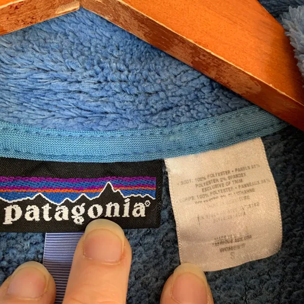 Patagonia R2‎ Regulator Fleece Jacket Y2K Womens Small Full Zip 25144 Distressed - Image 2