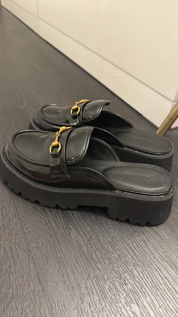 Princess Polly Loafers Black - Image 3