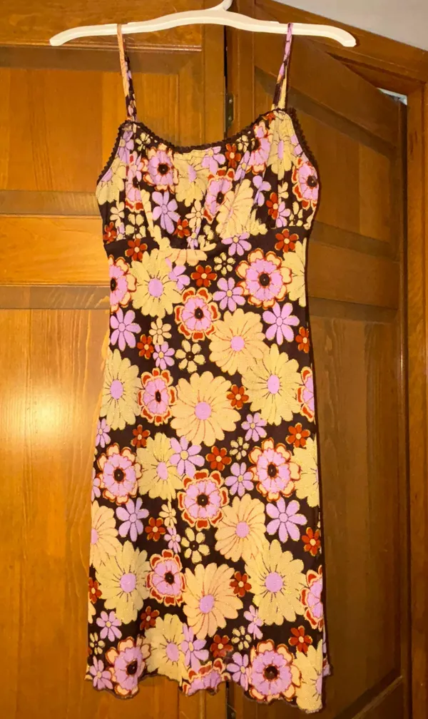 Princess Polly Purple And Brown Mini Dress - Image 2
